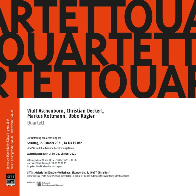 Quartett – Wulf Aschenborn, Christian Deckert, Markus Kottmann und Ubbo Kügler