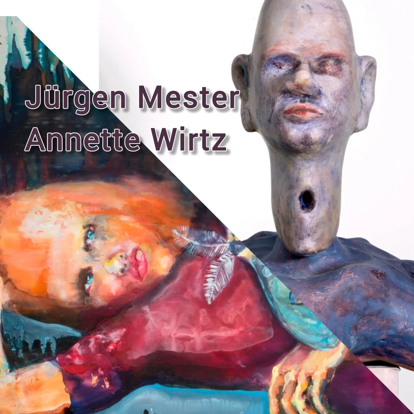 ✨ Herzliche Einladung zur nächsten Ausstellung ✨ 

KOPFBLÜTEN

Annette Wirtz - Malerei @annette.wirtz
Jürgen Mester - Plastik @juergen_mester 

Eröffnung: Freitag, 07.11.2025 um 19 Uhr @vddk1844
Begrüßung und Einführung:: Edith Oellers
Laufzeit: 08.11. - 23.11.2025
Finissage: Sonntag, 23.11.2025 von 15 - 18 Uhr mit Artist Talk um 16 Uhr
Moderation: Ubbo Kügler

Öffnungszeiten: Freitag, Samstag, Sonntag, 15 - 18 Uhr

Die Frage nach der Bedeutung des menschlichen Antlitzes und den Möglichkeiten seiner Darstellung in der 
zeitgenössischen Malerei und Plastik als traditionelle Medien hat das Werk beider Künstler*innen geprägt. 
Waren dabei für Annette Wirtz bisher vorwiegend weibliche Gesichter und Körper von Interesse, so ist in 
plastischen Werkgruppen Jürgen Mesters im Laufe der Jahre ein Alter Ego entstanden, das in 
unterschiedlichen Zusammenhängen befragt wird. Durch das Zusammenspiel mit vegetabilen und floralen 
Formen wird bei beiden neben dem klassischen Thema Porträt auch die Vanitas-Thematik aufgerufen.


#vddk1844 #ausstellung #skulptur #malerei #painting #contemporaryartist #contemporaryart #contemporarypainting #duesseldorf #exhibition