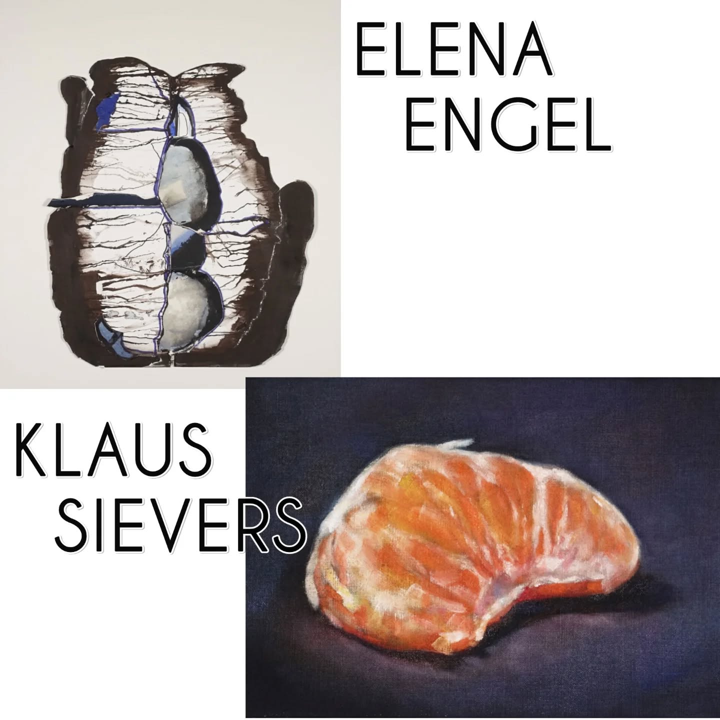✨ Herzliche Einladung zur nächsten Ausstellungseröffnung✨

Körperlichkeit innen und außen 
Elena Engel und Klaus Sievers

#elenaengel
@klaus.sievers.art

Eröffnung: 
Freitag, 10. April, 19 Uhr Begrüßung: Edith Oellers Einführung: Künstlergespräch 
Laufzeit: 10. April 26. April
Wo: SITTart Kunstraum, Sittarder Str. 5, 40477 Düsseldorf Finissage: Sonntag 26. April 
Öffnungszeiten: Sa. 15- 18 Uhr, So. 14 - 18 Uhr

Elena Engel und Klaus Sievers sind seit Langem Nachbarn im Atelierhaus Walzwerkstraße im Düsseldorfer Süden. Bei gegenseitigen Werkstattbesuchen entdeckten sie das gemeinsame Thema der „Körperlichkeit“ und entwickelten es zum Leitmotiv ihrer Ausstellung.

Die Arbeiten der beiden Künstler konfrontieren den Betrachter mit sehr kontrastreichen Welten. Es sind 
Darstellungen der Innen- und Außenwelt.

Elena Engel hat an der Kunstakademie Düsseldorf bei Prof. Gerhard Hoehme studiert. Sie ist Meisterschülerin und Villa-Romana-Preisträgerin. Ihre wichtigsten Arbeiten sind Pendel-Objekte aus Holz und Eisen. Ihr Anliegen ist es, den Menschen zu sich in seine Mitte zu führen (Einpendelung).

Seit 2016 arbeitet sie mit schwerem handgeschöpften Papier, das zur Darstellung und Modulation geeignet 
ist. Das Thema der Mitte hat eine neue Umsetzung gefunden. Hier ist es der Innenraum des menschlichen 
Körpers, auf den sich der Betrachter einlassen kann und damit zugleich auch auf sich selbst.

Klaus Sievers hat an der Kunstakademie Düsseldorf bei Prof. Gotthard Graubner studiert. Er porträtiert 
gewöhnliche Gegenstände des Alltags klassisch in Öl und bereitet ihnen im Spiel von Licht und Schatten 
eine Bühne, auf der sie sich zeigen können. 
Auf der Leinwand entsteht ein Körper mit sinnlicher Präsenz, ein Wesen mit einer gewissen Würde, das jetzt 
nicht mehr übersehen werden kann und soll.

#ausstellung #exhibition #painting #malerei