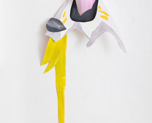 Peeptoe 2024 Airbush Acryl Papier ca 60 x 140 x 15 cm