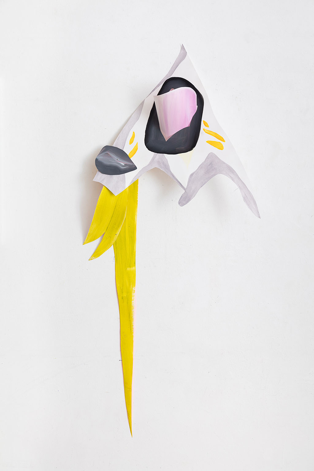 Peeptoe 2024 Airbush Acryl Papier ca 60 x 140 x 15 cm