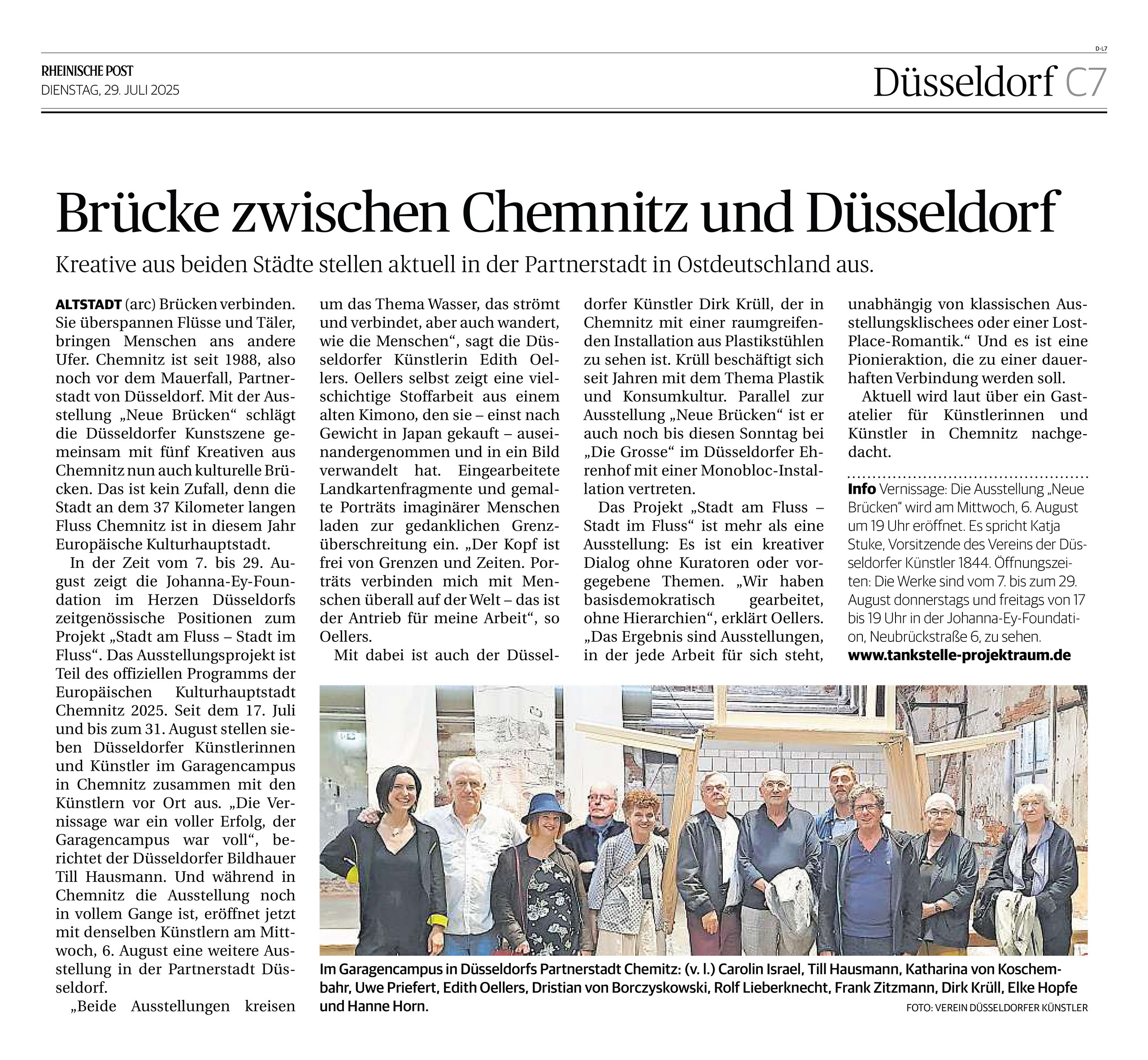 Rheinische Post von 29.07.2025